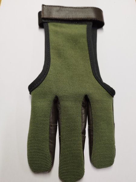 Schie&szlig;handschuh Green Acer Baumwolle &amp; Leder