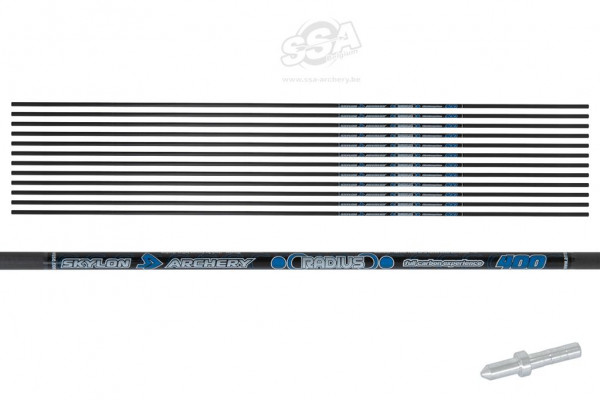 Fertigpfeil RADIUS ID4.2  mit Naturbefiederung